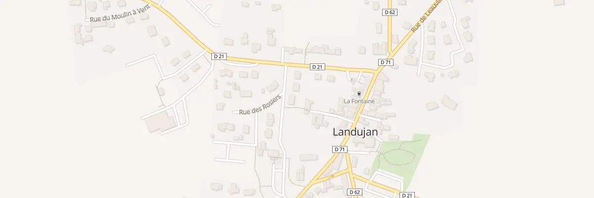 Plan du 5 Rue du Presbytère à Landujan