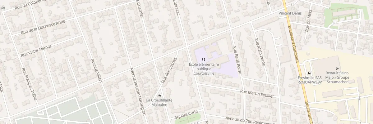 Plan du 4 Rue du Docteur Roux à Saint-Malo
