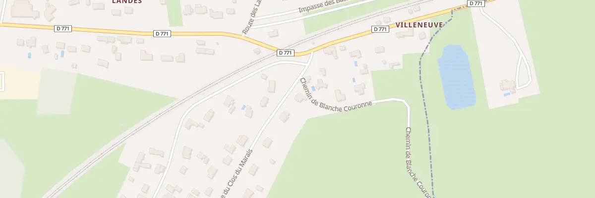 Plan du 3 Rue du Clos du Marais à Prinquiau