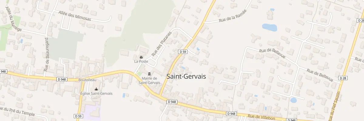 Plan du 14 Rue de la Ruée à Saint-Gervais