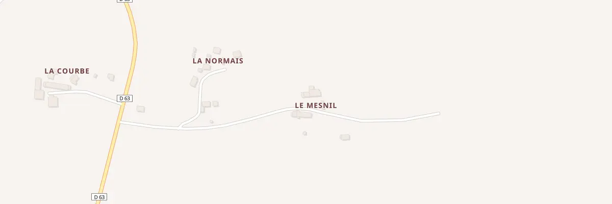 Plan du 6334 Le Mesnil à Iffendic