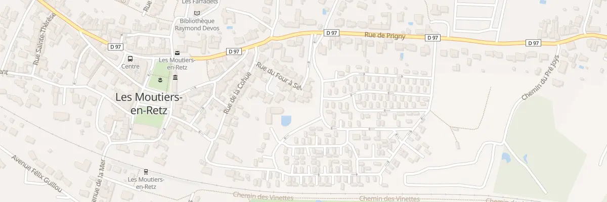 Plan du 10 Rue du Four à Sel aux Moutiers-en-Retz