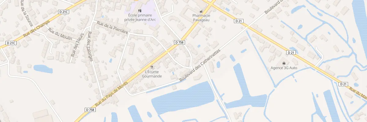 Plan du 3B Rue du Calvaire à Bouin