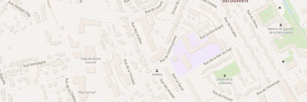 Plan du 29 Rue des Antilles à Saint-Malo