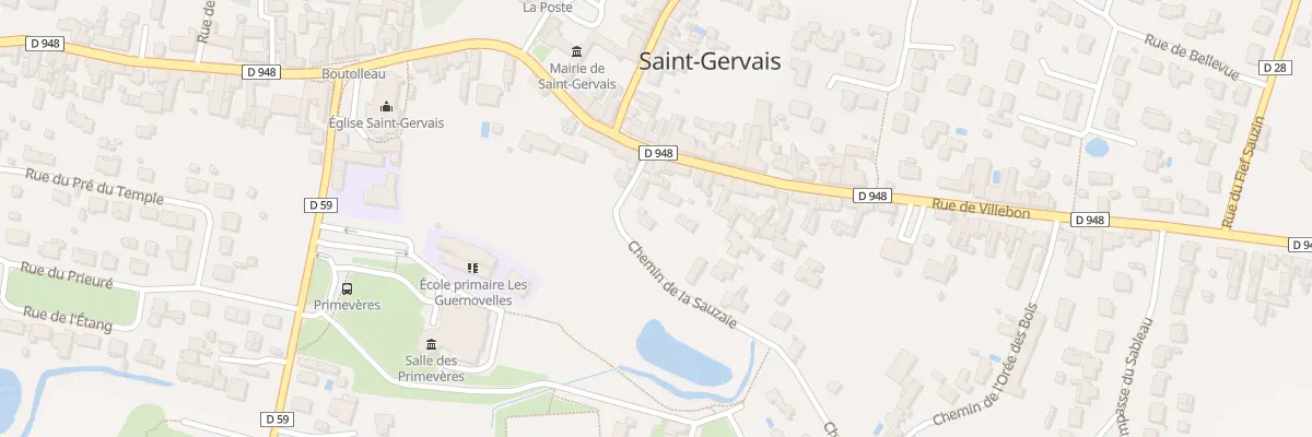 Plan du 3 Che de la Sauzaie à Saint-Gervais