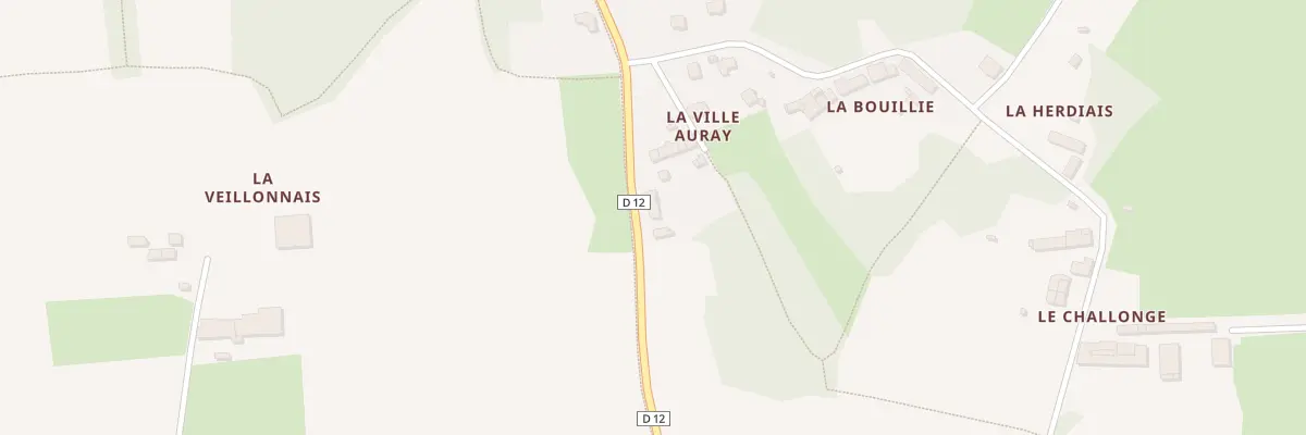 Plan du 5573 La Ville Auray à Plouër-sur-Rance