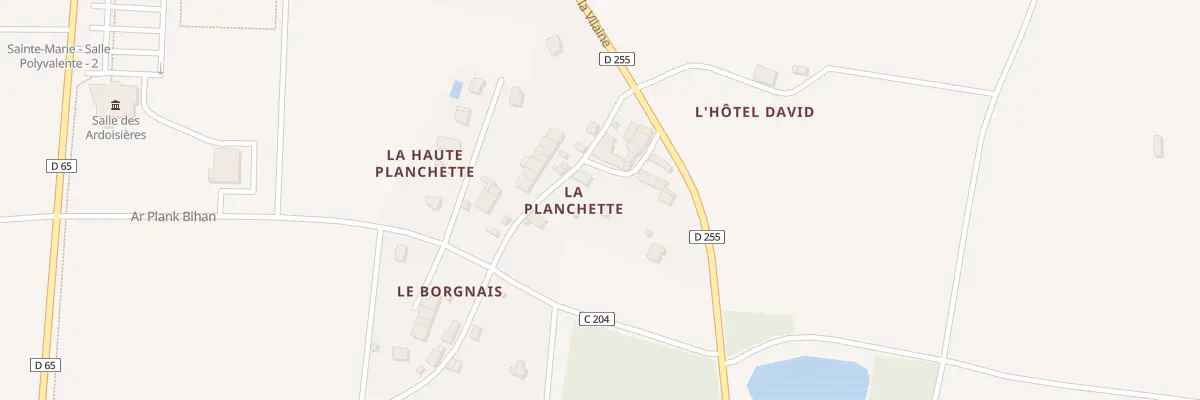 Plan du 5256 La Planchette à Sainte-Marie
