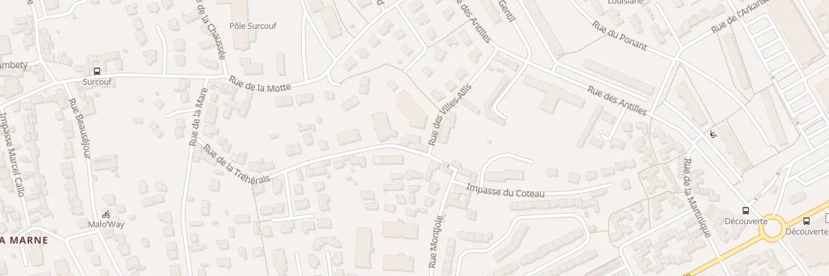 Plan du 37 Rue de la Tréhérais à Saint-Malo