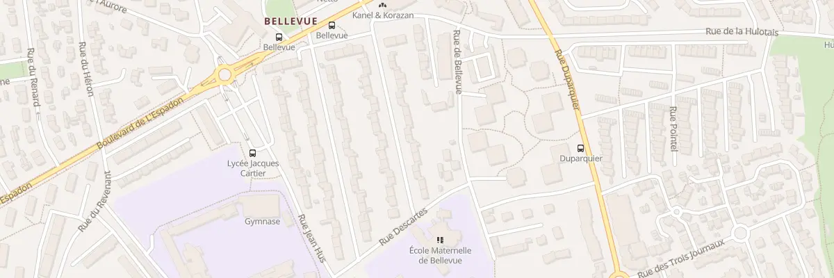 Plan du 21 Rue Albert Camus à Saint-Malo