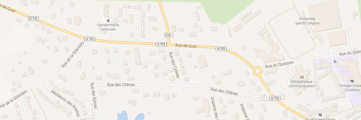 Plan du 12 Rue des Cytises à Val d’Anast
