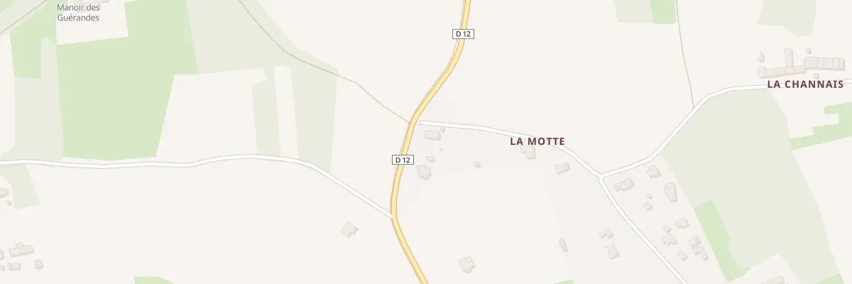Plan du 3 La Motte à Plouër-sur-Rance