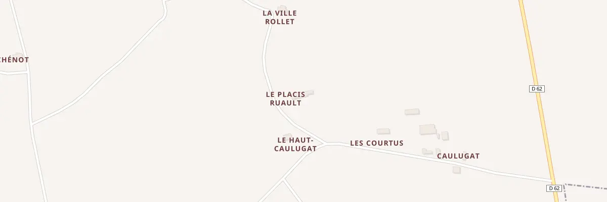 Plan du 10 Le Placis Ruault à Landujan