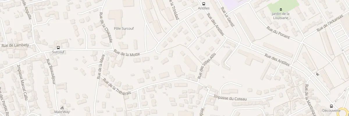 Plan du 58 Rue de la Motte à Saint-Malo