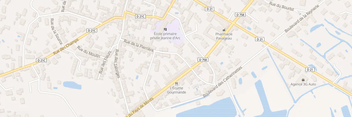 Plan du 24 Rue de la Pierrière à Bouin