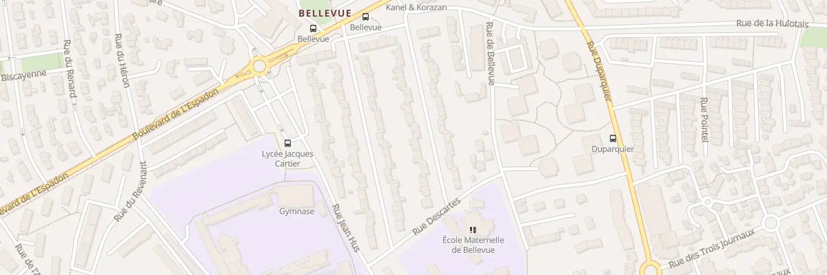 Plan du 22 Rue Albert Camus à Saint-Malo