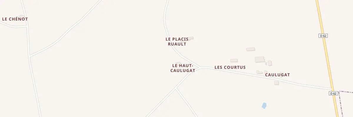 Plan du 5308 Le Haut Caulugat à Landujan