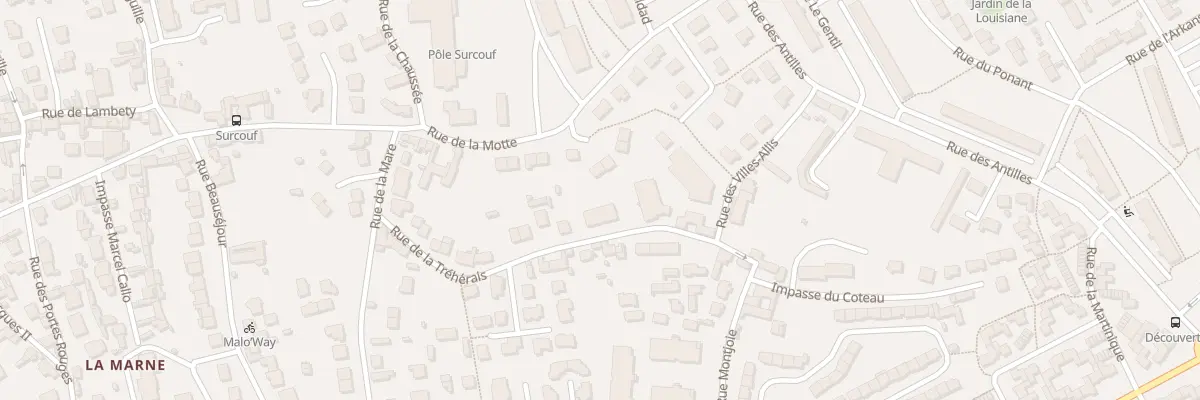 Plan du 25 Rue de la Tréhérais à Saint-Malo