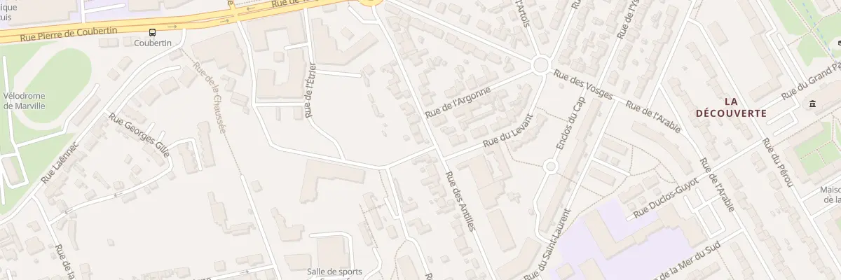 Plan du 30 Rue des Antilles à Saint-Malo