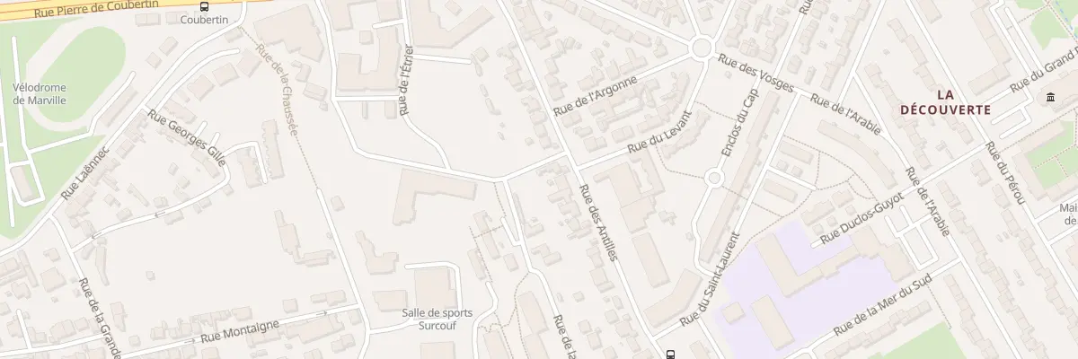 Plan du 36 Rue des Antilles à Saint-Malo