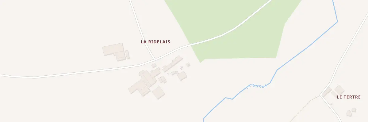 Plan du 16 La Ridelais à Maxent
