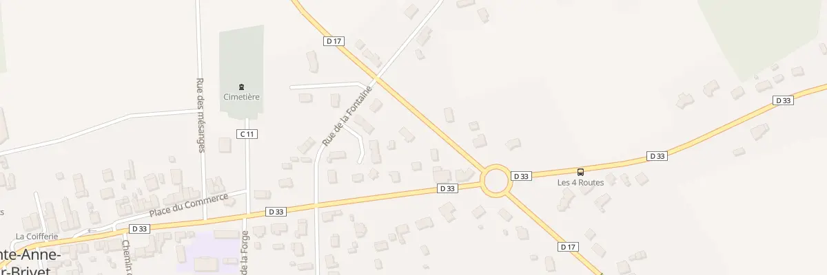 Plan du 1 Rue des Ecobuts à Sainte-Anne-sur-Brivet