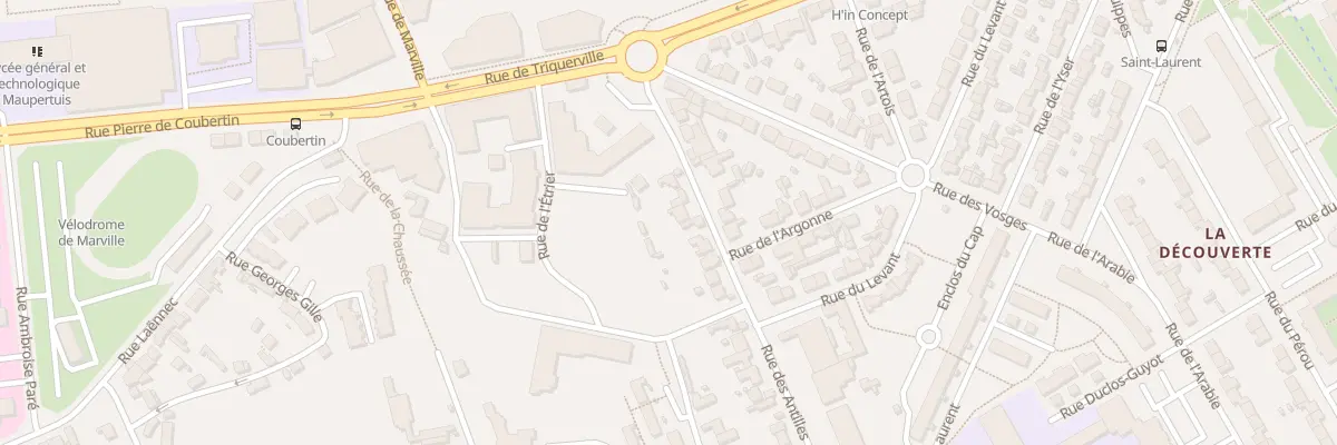Plan du 20 Rue des Antilles à Saint-Malo