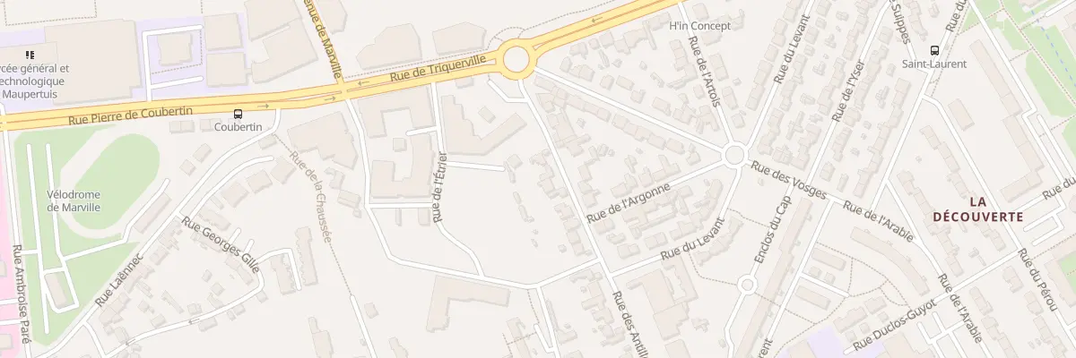 Plan du 18 Rue des Antilles à Saint-Malo