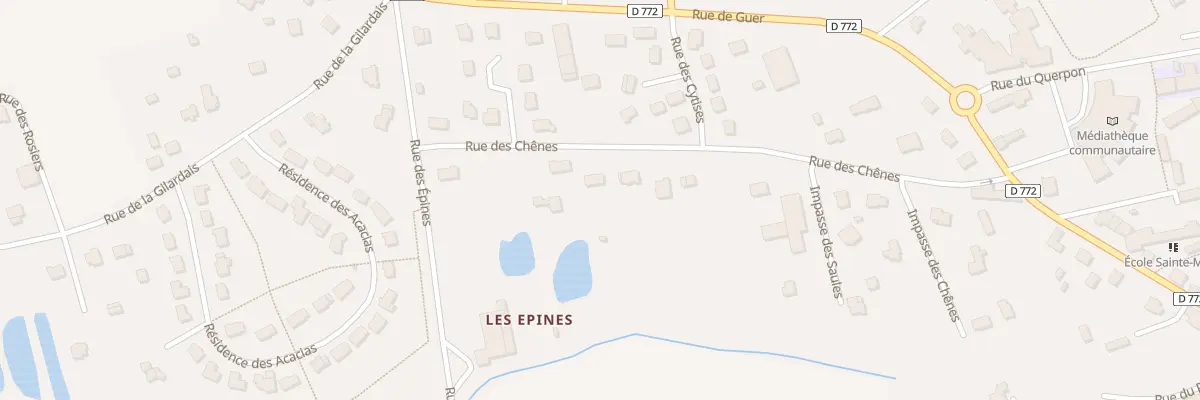Plan du 15 Rue des Chênes à Val d’Anast