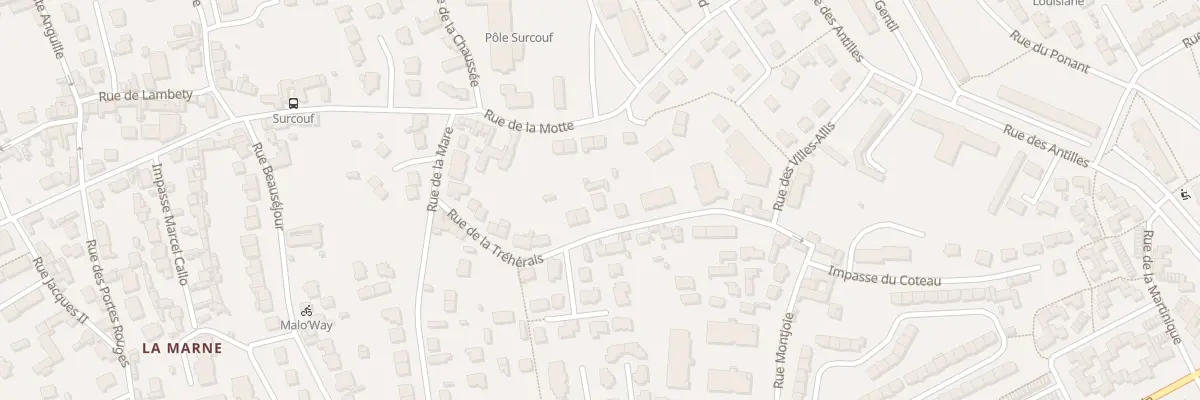 Plan du 21 Rue de la Tréhérais à Saint-Malo