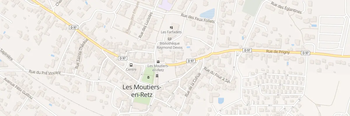 Plan du 7 Rue de Prigny aux Moutiers-en-Retz