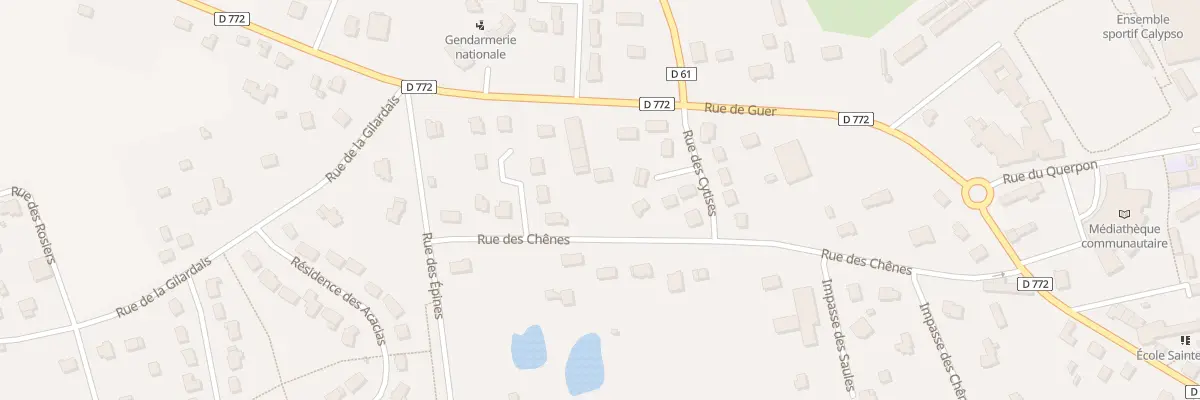 Plan du 22 Rue des Chênes à Val d’Anast
