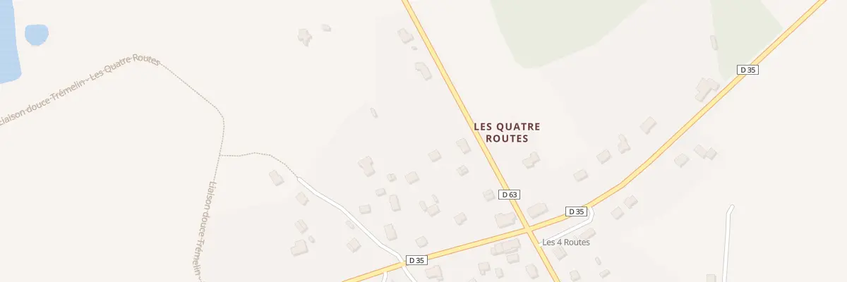 Plan du 204 Les Quatre Routes à Iffendic