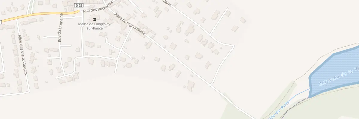 Plan du 19 All de Rigourdaine à Langrolay-sur-Rance