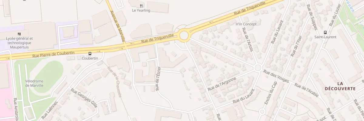 Plan du 10 Rue des Antilles à Saint-Malo