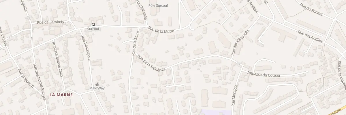 Plan du 17 Rue de la Tréhérais à Saint-Malo