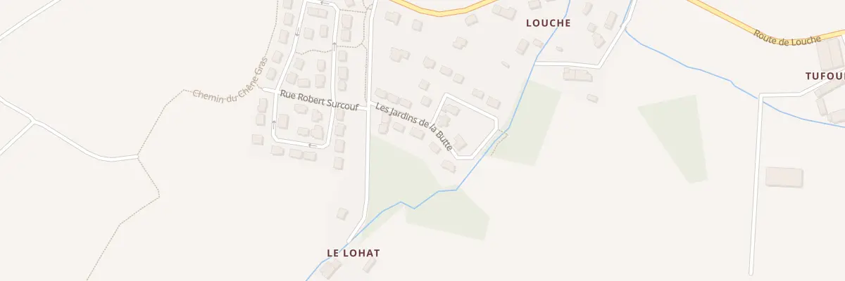 Plan du 14 Lot les Jardins de la Butte à La Chapelle du Lou du Lac