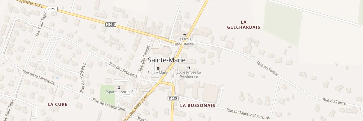 Plan du 7 Rue de la Vilaine à Sainte-Marie