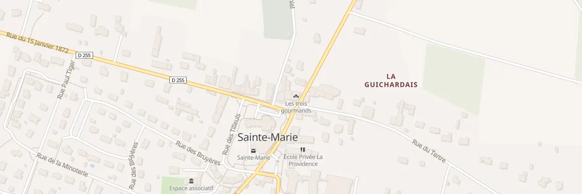 Plan du 4 Rue du 15 Janvier 1872 à Sainte-Marie