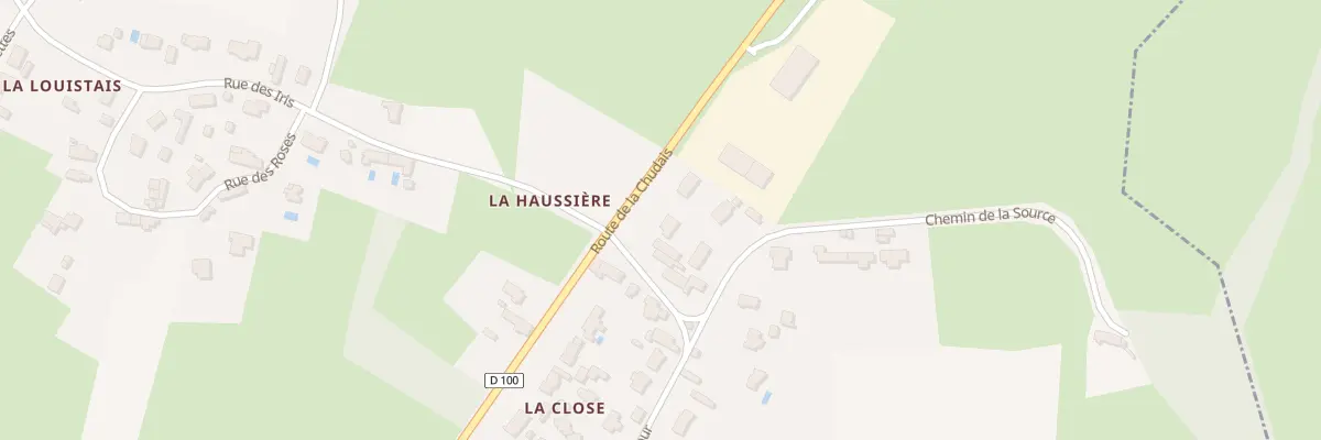 Plan du 90 Rte de la Chudais à Prinquiau