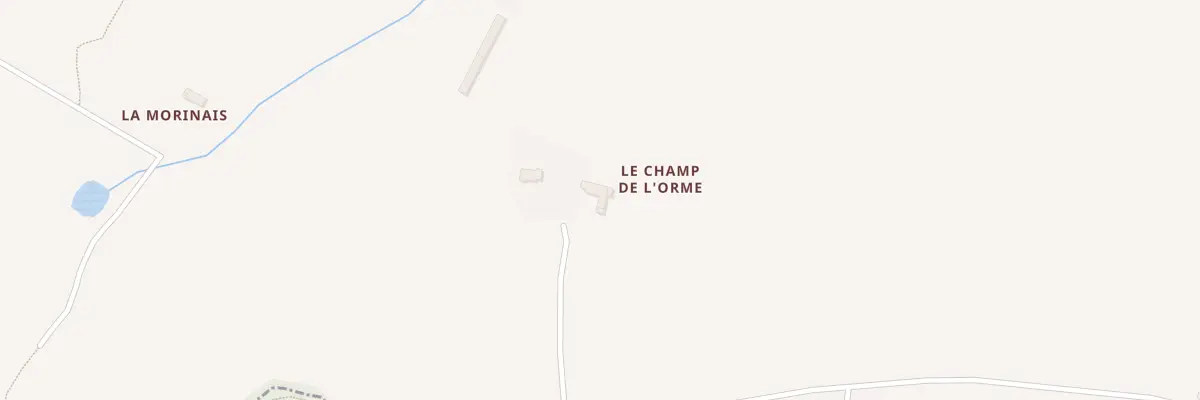 Plan du 2 Le Champ de l’Orme à La Chapelle du Lou du Lac