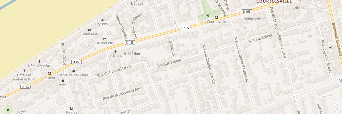 Plan du 8 Rue Brizeux à Saint-Malo