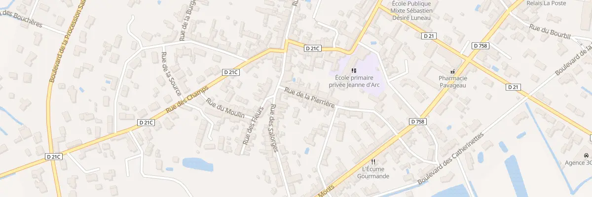 Plan du 4 Rue de la Pierrière à Bouin