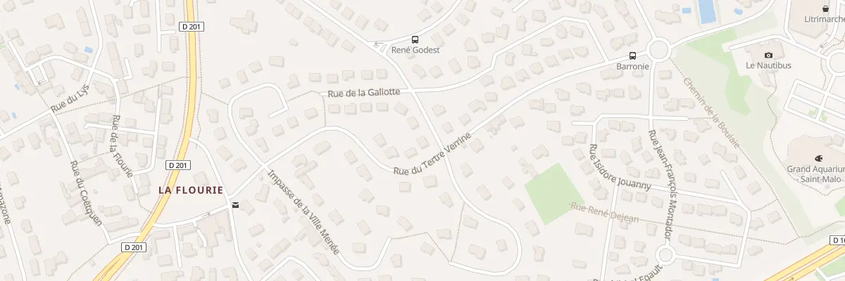 Plan du 8 Rue de l’Enclos du Moulin à Saint-Malo