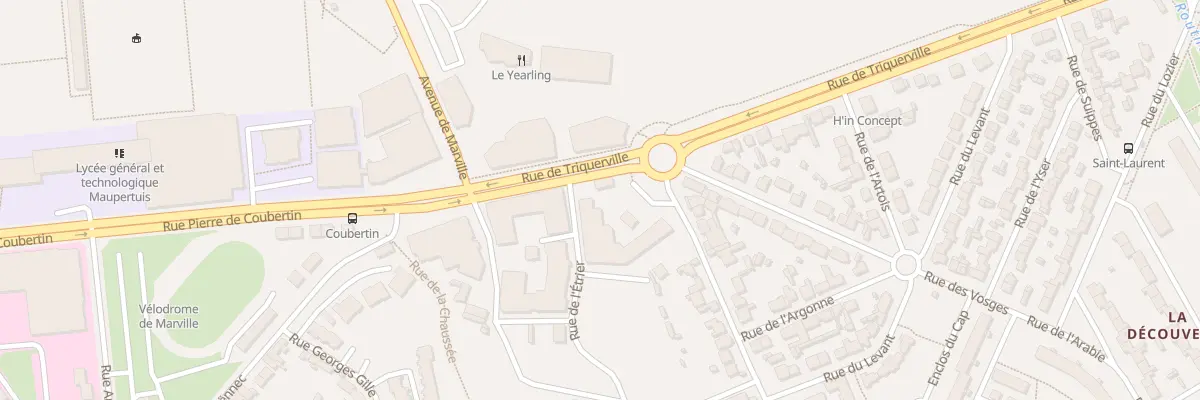 Plan du 22 Rue de Triquerville à Saint-Malo