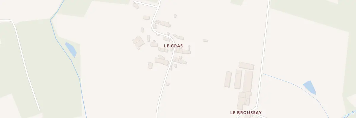 Plan du 5567 Le Gras à Fégréac