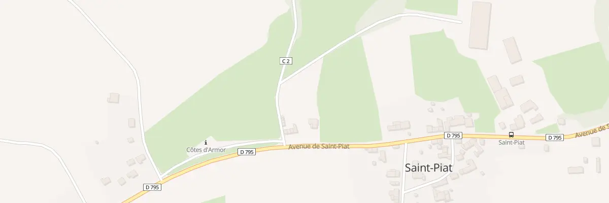 Plan du 9 Av de Saint Piat à Lanvallay