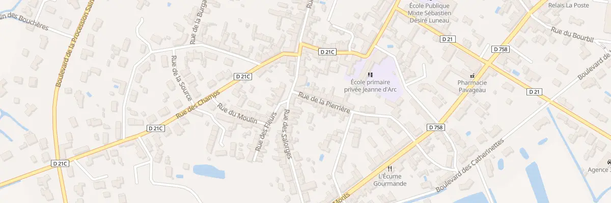 Plan du 2 Rue de la Pierrière à Bouin