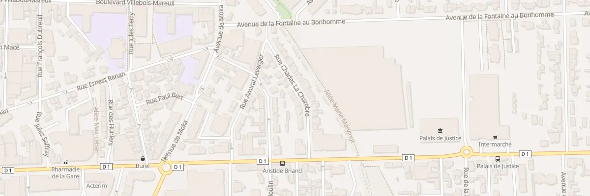 Plan du 14 Rue Charles la Chambre à Saint-Malo