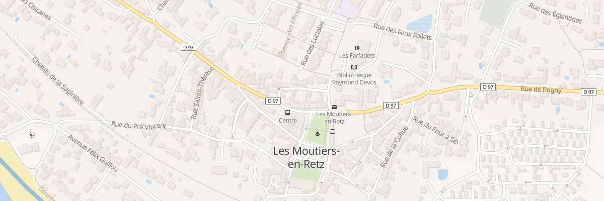 Plan du 2 Rue de l’Abbé Maillard aux Moutiers-en-Retz