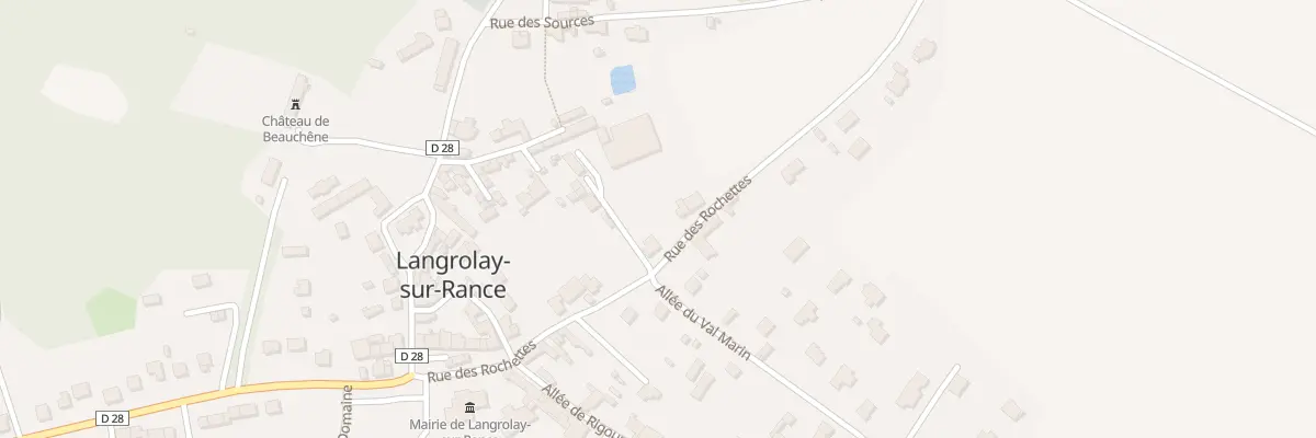 Plan du 23B Rue des Rochettes à Langrolay-sur-Rance